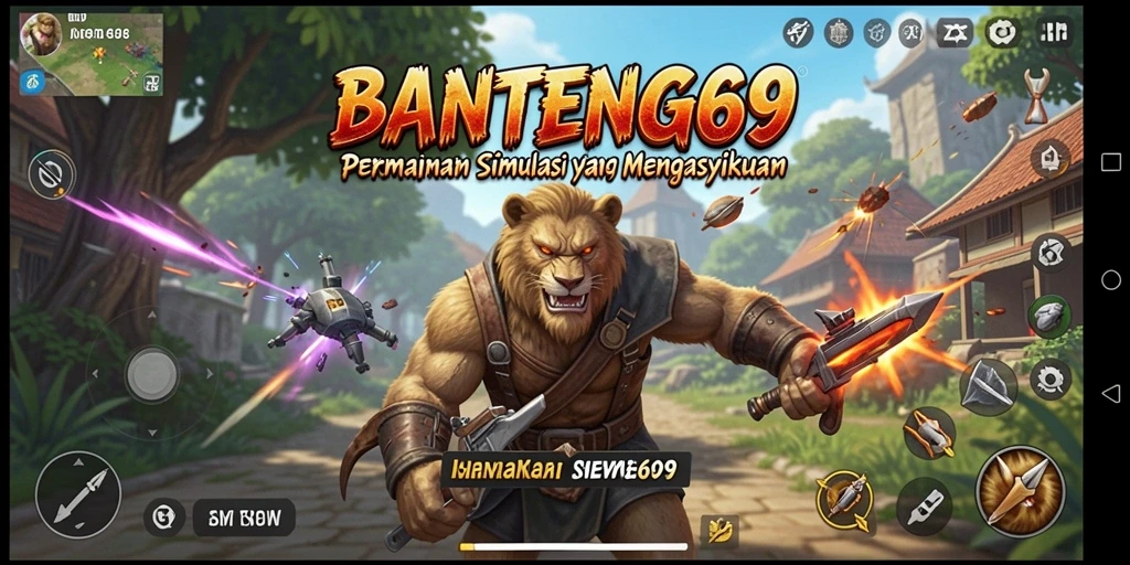 Tampilan menarik BANTENG69 dengan detail gameplay simulasi yang realistis.
