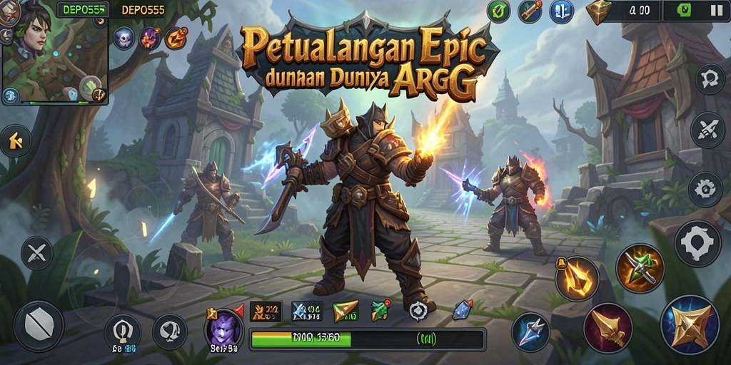 Gameplay DEPO555 yang menantang dan menyenangkan dalam dunia ARPG.