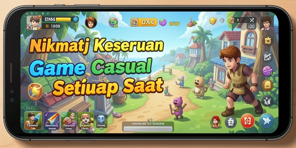 Tangkapan layar gameplay <strong>IDX66</strong> menampilkan momen seru dalam game Casual.