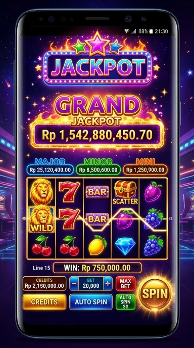 Tampilan beranda aplikasi serurp yang ramah pengguna.